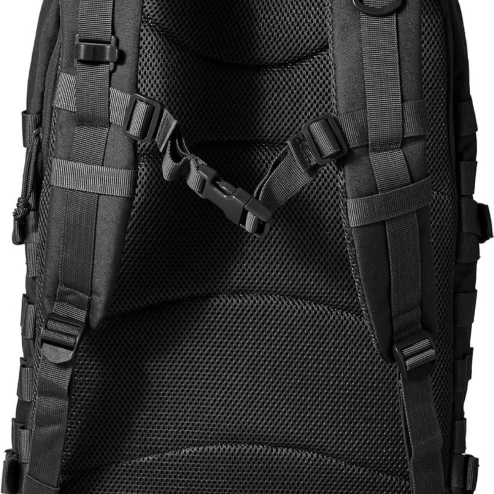Rugged Black Tactical Backpack - image 3